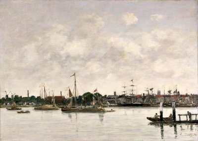 Die Maas bei Dordrecht, 1874 von Eugene Louis Boudin